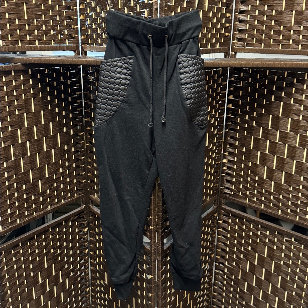 Revolution Black Dance Joggers with Drawstring Size MC